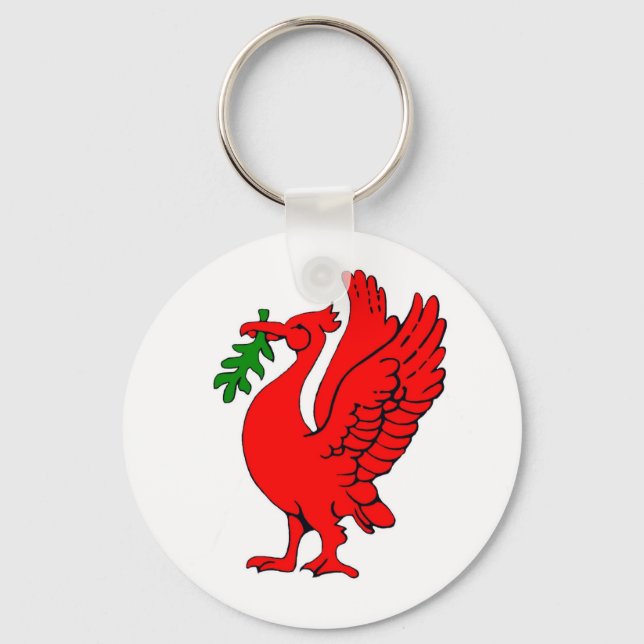 Liver bird key ring (Front)