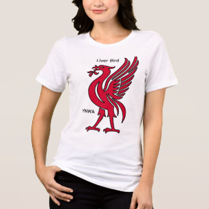 Liver Bird YNWA Personalised Tri-Blend Shirt