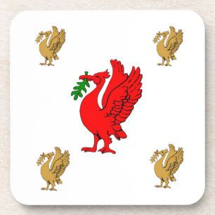 Liver birds coaster