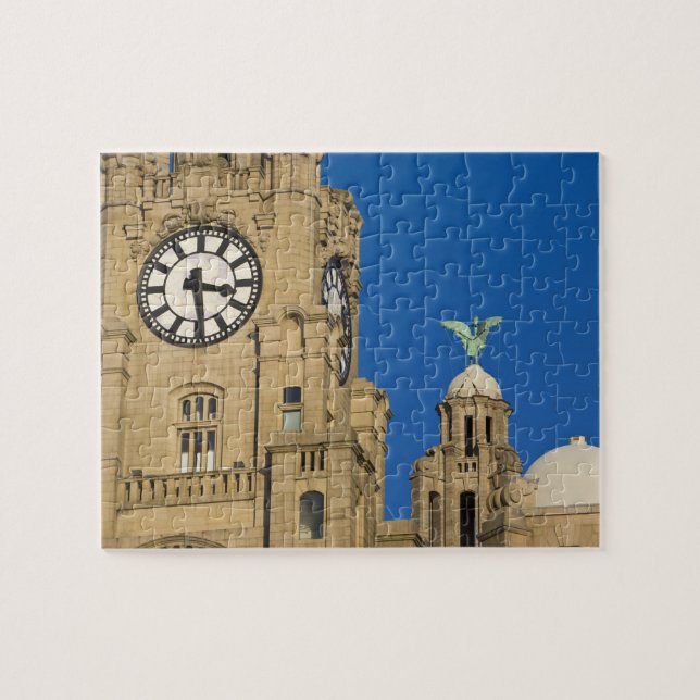 Liver Building, Liverpool, Merseyside, England Jigsaw Puzzle (Horizontal)