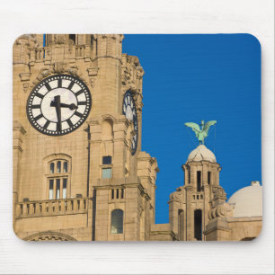 Liver Building, Liverpool, Merseyside, England Mouse Pad