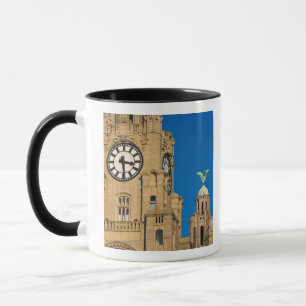 Liver Building, Liverpool, Merseyside, England Mug