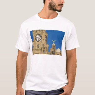 Liver Building, Liverpool, Merseyside, England T-Shirt