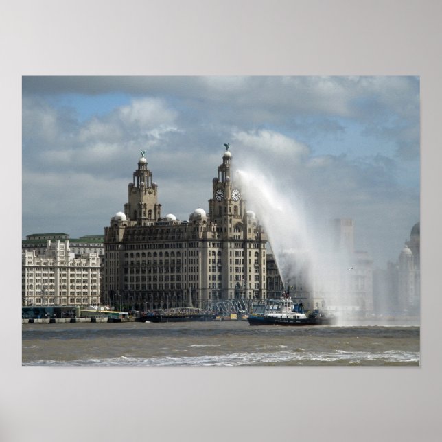Liver Building Liverpool Poster (Front)