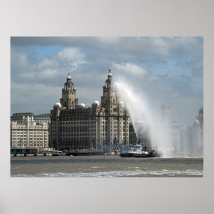 Liver Building Liverpool Poster