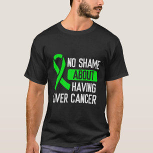 Liver Cancer Awareness Green Ribbon T-Shirt