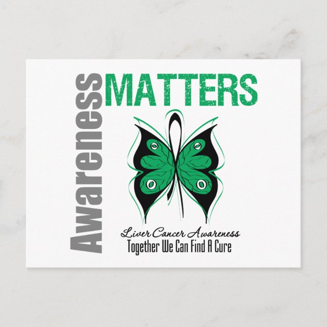 Liver Cancer Awareness Matters Postcard (Front)