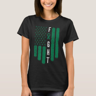 Liver Cancer Awareness Primary Hepatic American Fl T-Shirt