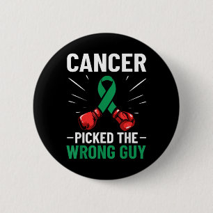 Liver Cancer Awareness Ribbon Cancer Picked The Wr 6 Cm Round Badge