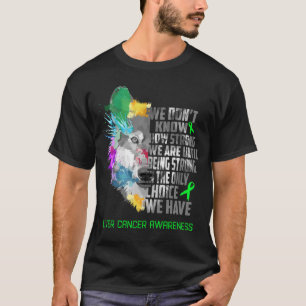 Liver Cancer Awareness Ribbon Support Gifts T-Shirt