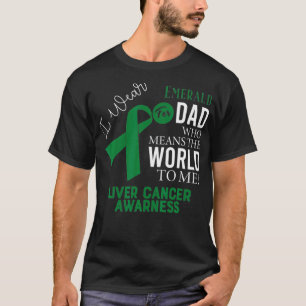 Liver Cancer Fight Cancer Ribbon  T-Shirt
