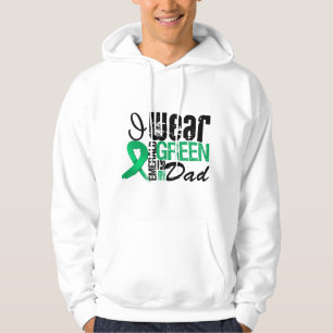 Liver Cancer I Wear Emerald Green For My Dad Hoodie