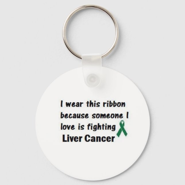 Liver Cancer Key Ring (Front)