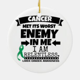 Liver Cancer Met Its Worst Enemy in Me Ceramic Tree Decoration