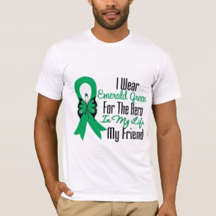 Liver Cancer Ribbon Hero My Friend T-Shirt