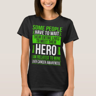 Liver Cancer Ribbon Liver Cancer Warrior Survivor T-Shirt