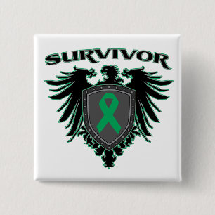 Liver Cancer Survivor Crest 15 Cm Square Badge