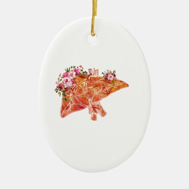 Liver Ceramic Ornament (Front)