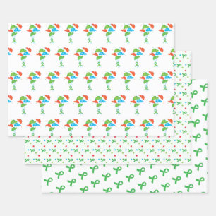 Liver Transplant Colourful Wrapping Paper Sheet