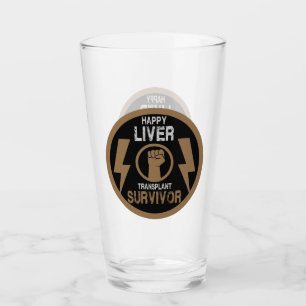 Liver Transplant Survivor Glass