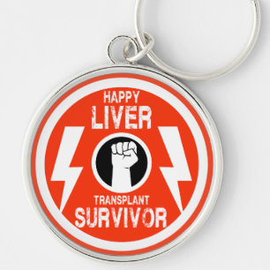 Liver Transplant Survivor Key Ring