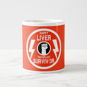 Liver Transplant Survivor Large Coffee Mug