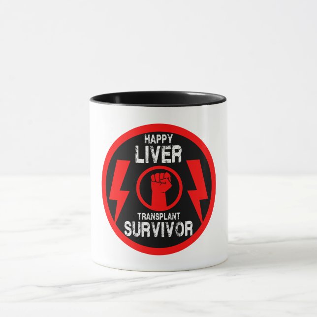 Liver Transplant Survivor Mug (Center)