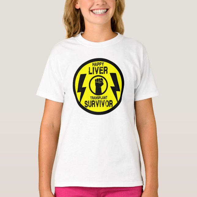 Liver Transplant Survivor T-Shirt (Front)