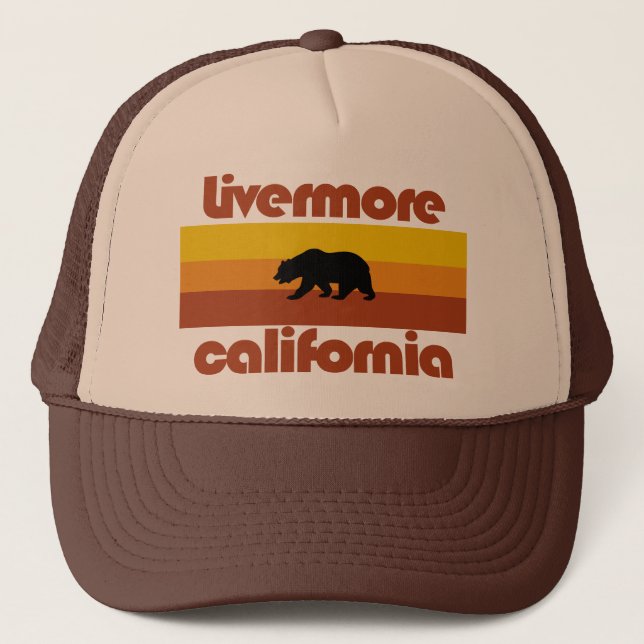 Livermore,California Trucker Hat (Front)