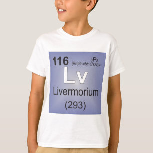 Livermorium Individual Element - Periodic Table T-Shirt