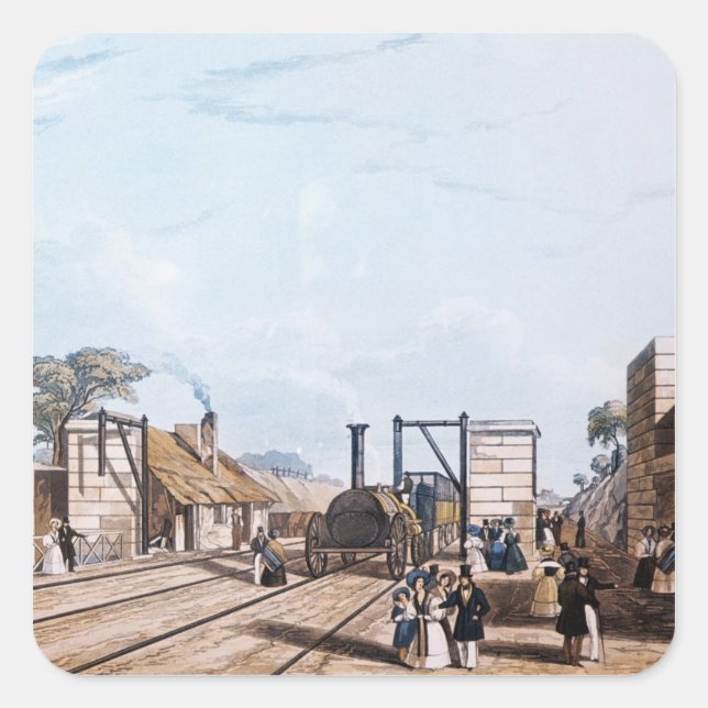 Liverpool and Manchester Railway: Square Sticker (Front)