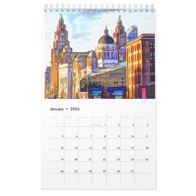 Liverpool Calendar 2023 (Jan 2026)