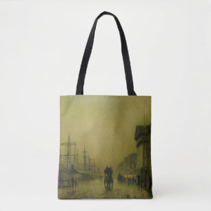 Liverpool Docks Customs House and Salthouse Docks, Tote Bag