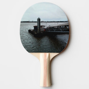 Liverpool docks ping pong paddle