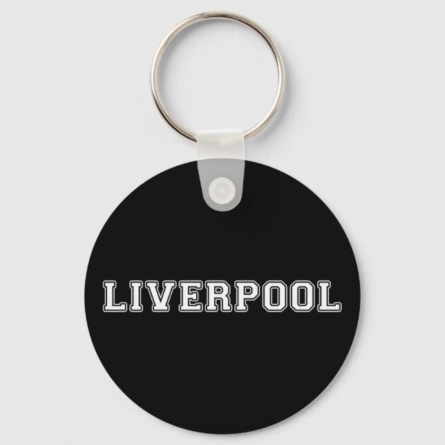 Liverpool England Key Ring (Front)