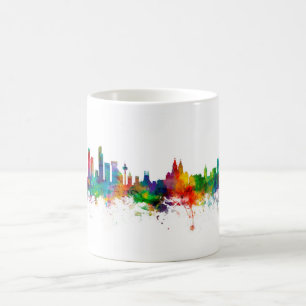 Liverpool England Skyline Coffee Mug