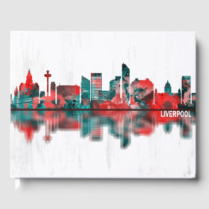 Liverpool England Skyline Guest Book
