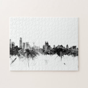 Liverpool England Skyline Jigsaw Puzzle