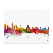 Liverpool England Skyline