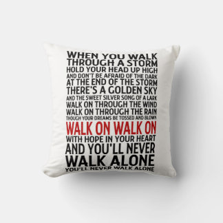 Liverpool FC You'll Never Walk Alone Cushion