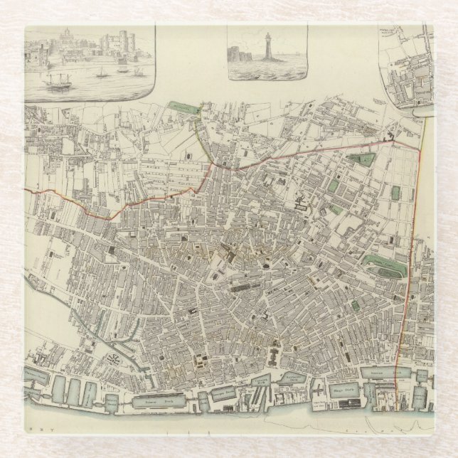 Liverpool Glass Coaster (Front)