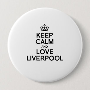 LIVERPOOL KEEP CALM -.png 10 Cm Round Badge