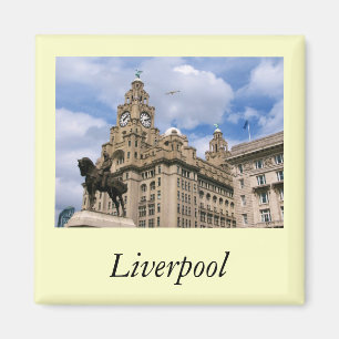 Liverpool - Liver Building Magnet