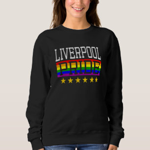 Liverpool Pride Gay Lesbian Queer Lgbt Rainbow Fla Sweatshirt