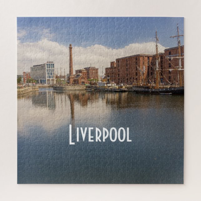 Liverpool Salthouse Dock Merseyside Travel Jigsaw Puzzle (Vertical)