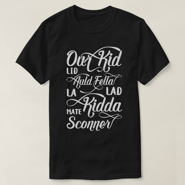 Liverpool Scouse Dialect for Man Slang Tee (Design Front)