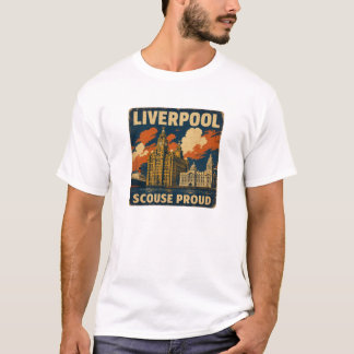 Liverpool Scouse Proud Poster T-Shirt