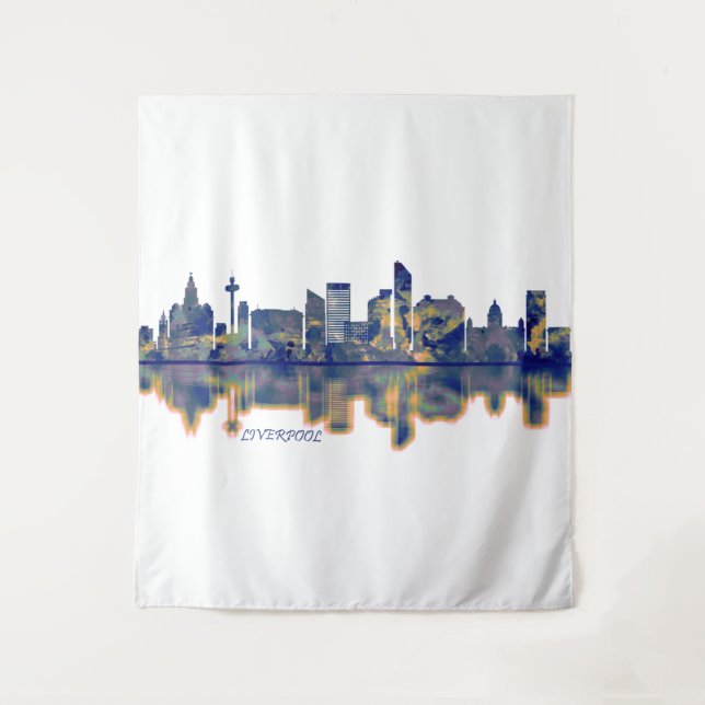 Liverpool Skyline Tapestry (Front)