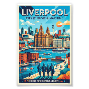 Liverpool Travel Poster
