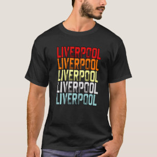 Liverpool Uk Flag T-Shirt